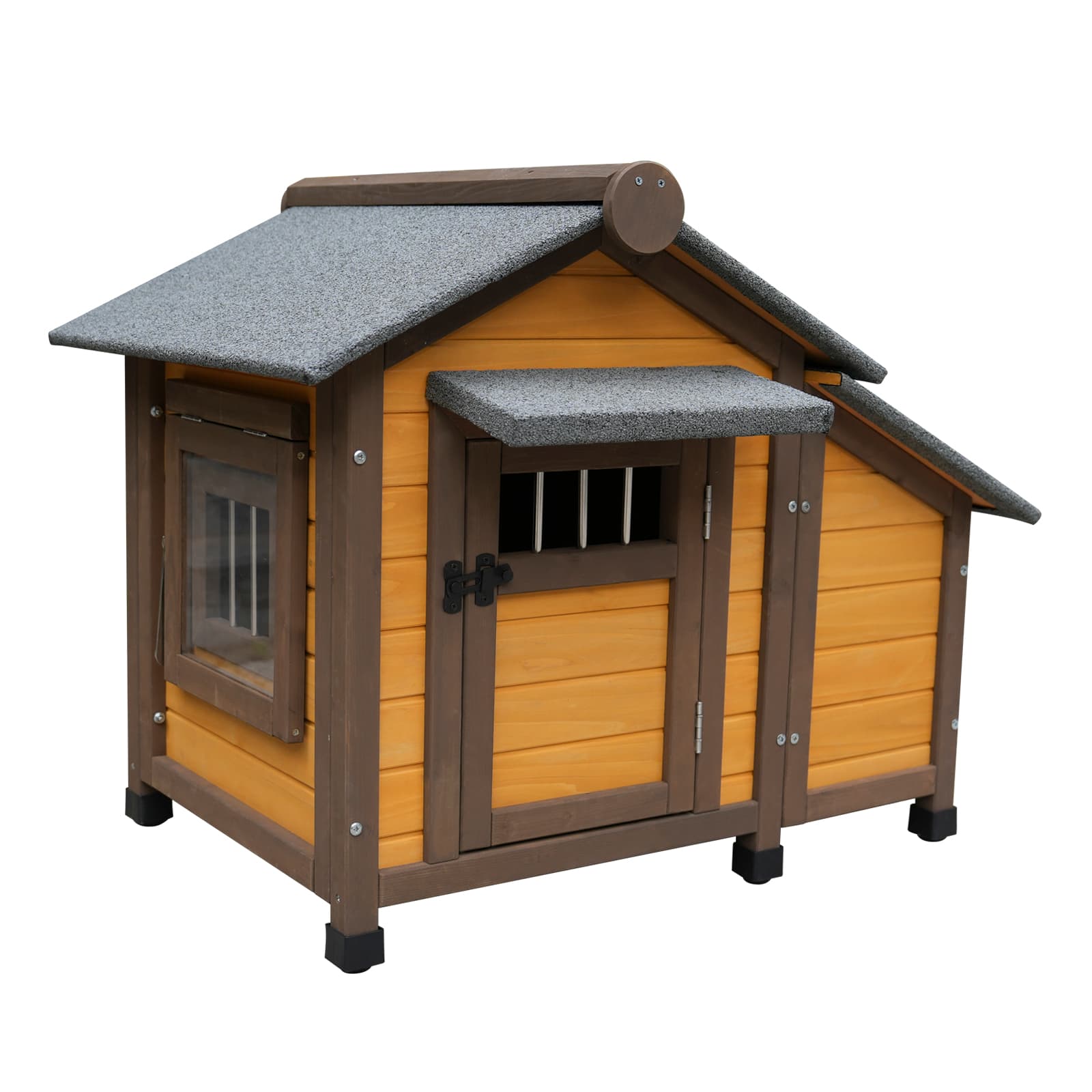 45" Solid-Wood Dog House