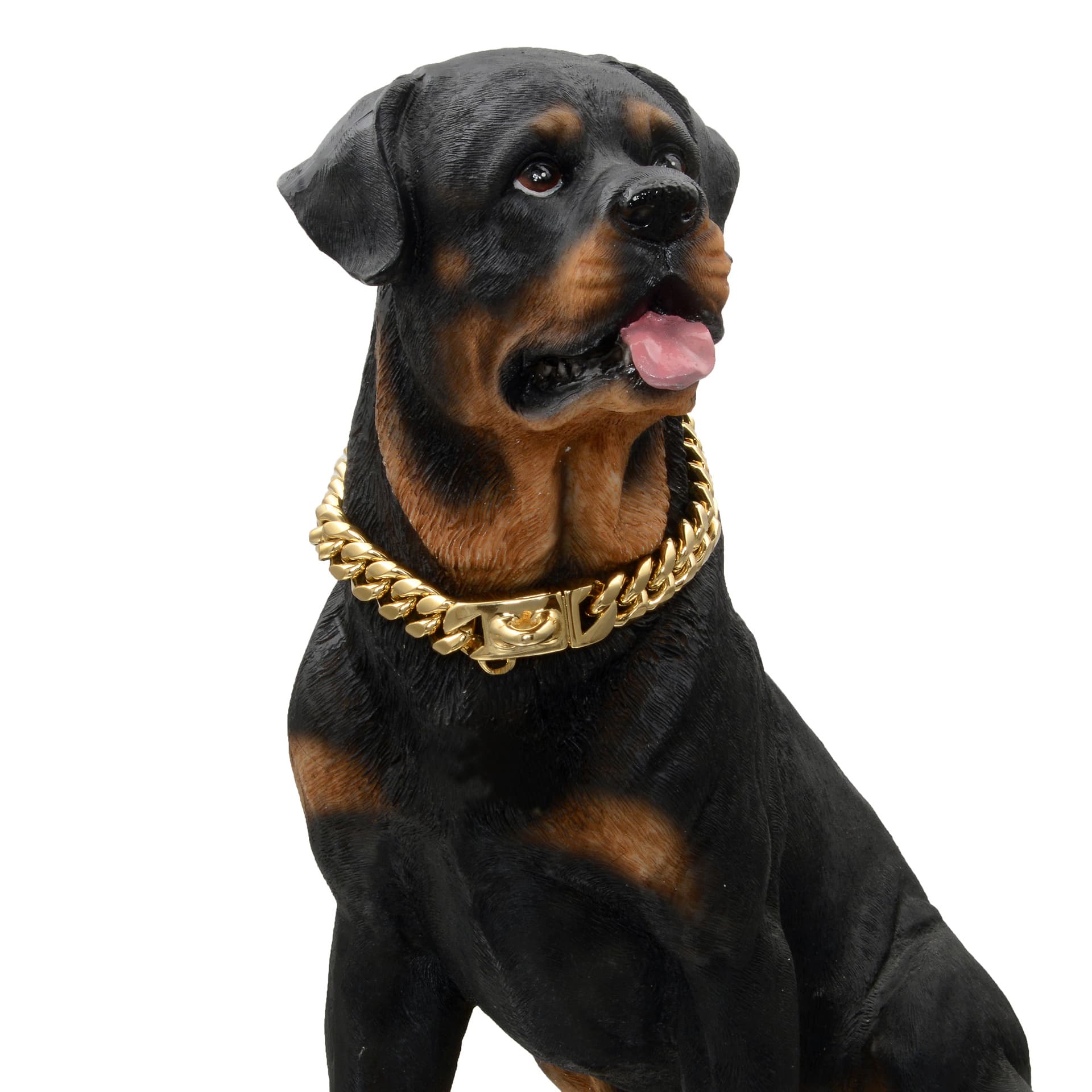 14mm Dog Collar Stainless Cuban-Link Buckle