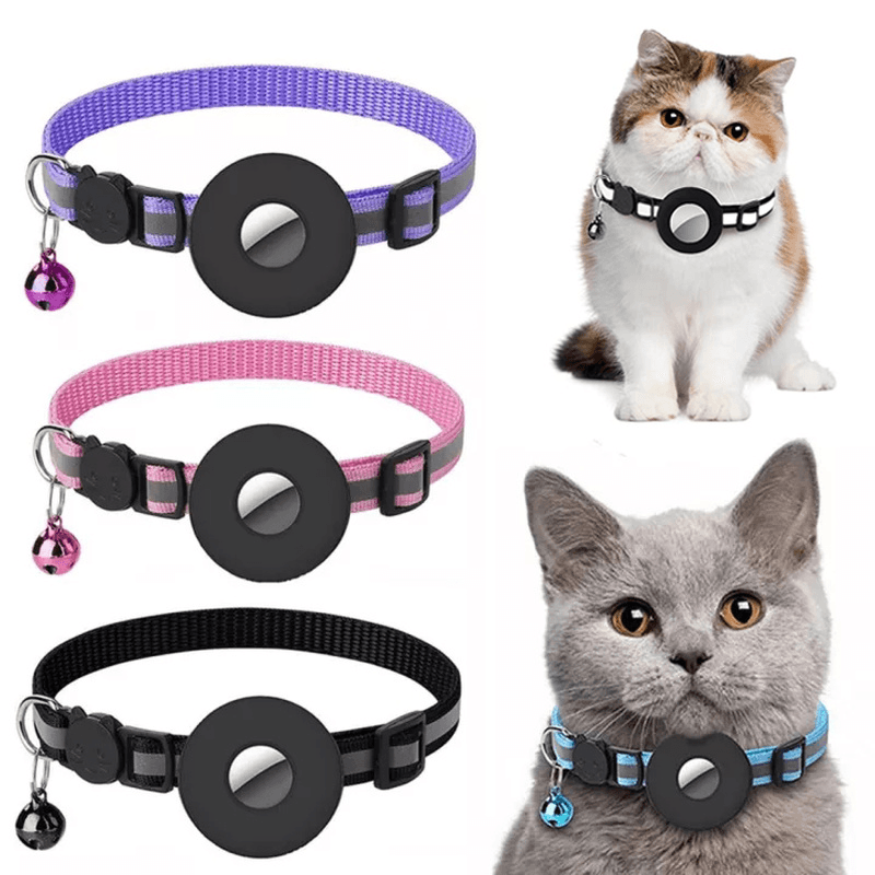 Reflective Collar Waterproof Holder for AirTag Dog Nylon