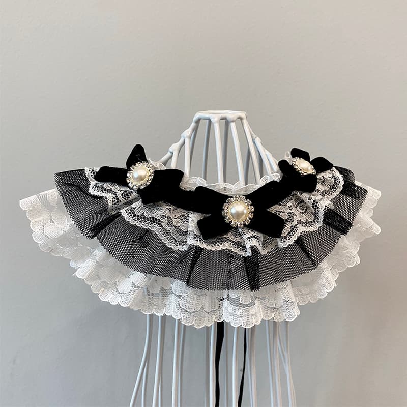 Bib Collar Dog Bow