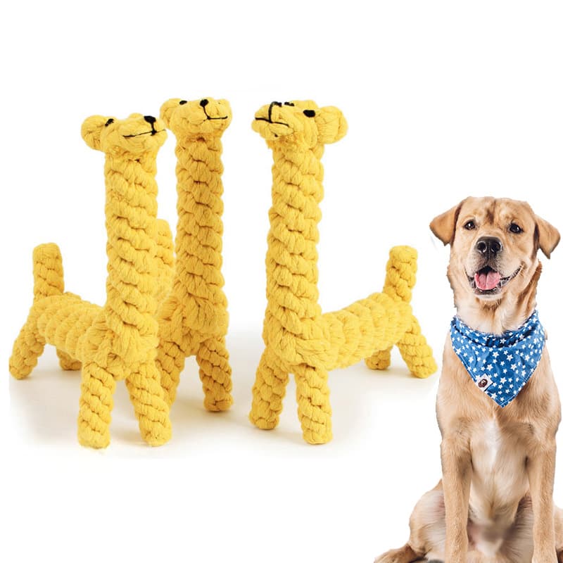 Bite-Resistant Dog Chew Toys Small Dog Rope Ball Toy