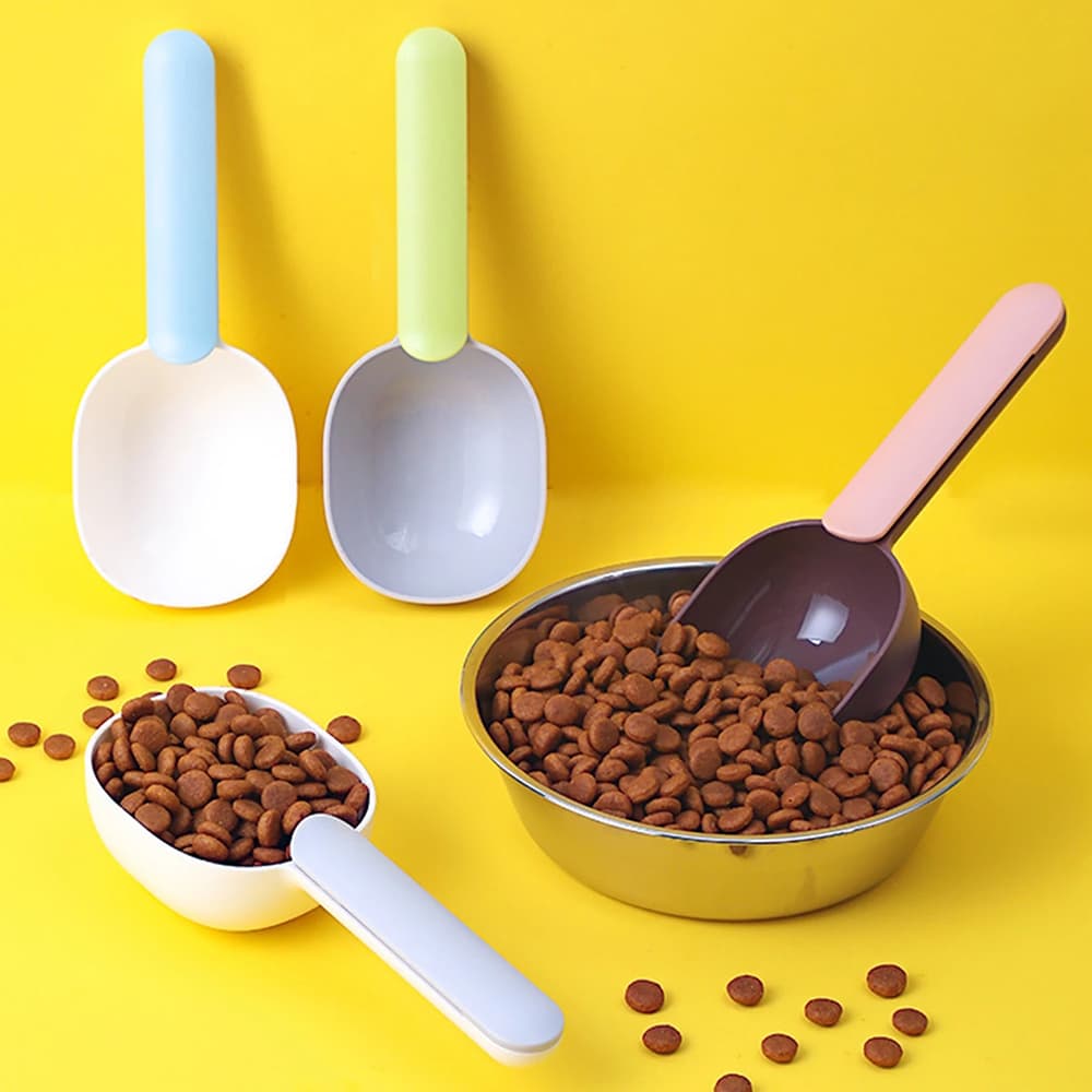 Food Scoop Ergonomic Bag Clip Handle