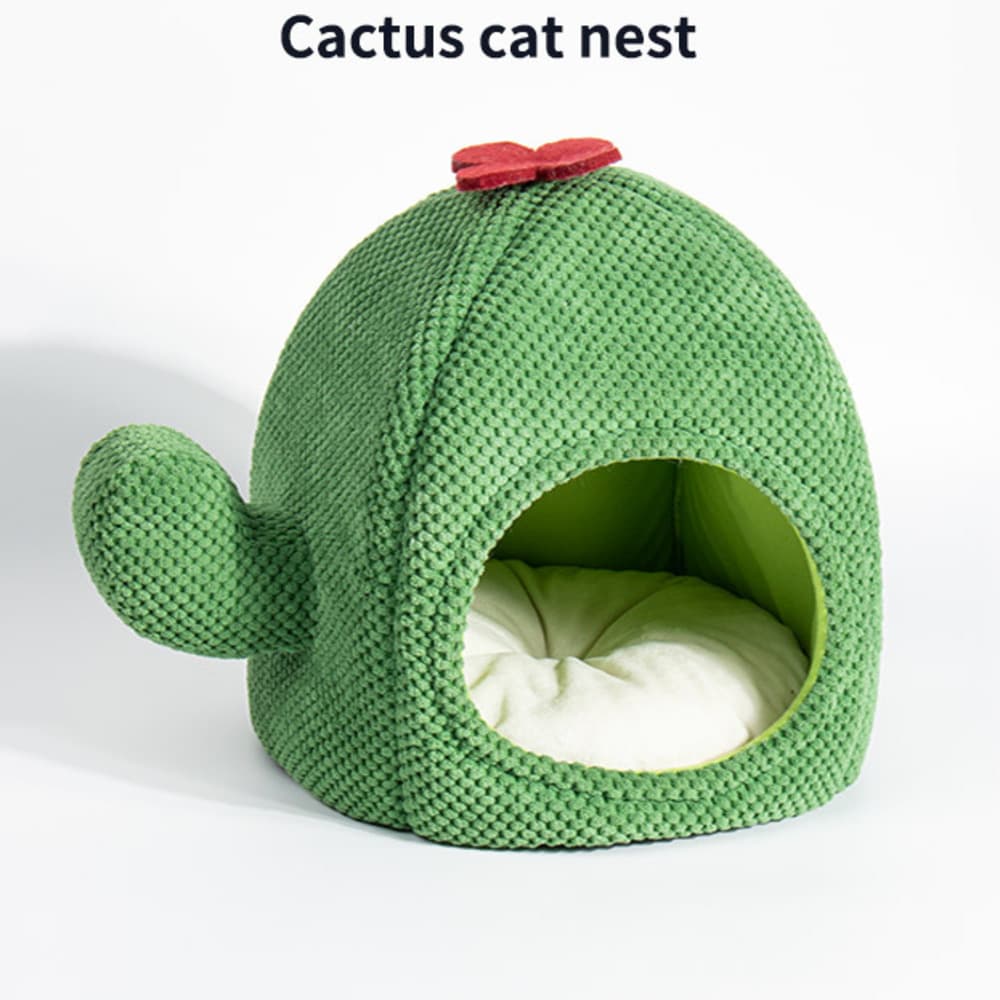 Cactus Cave Bed Enclosed Dog Tent
