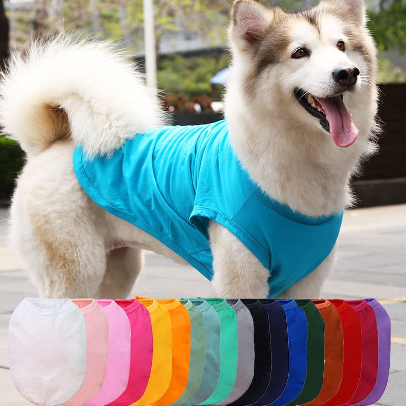 Xs-5xl Dog Vest Shirt Summer Small Medium Chihuahua Tshirt