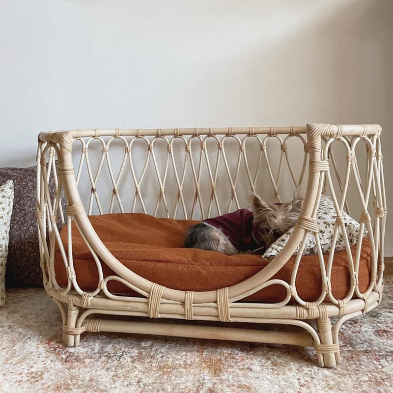 Dog Bed Rattan Sofa for Dogs