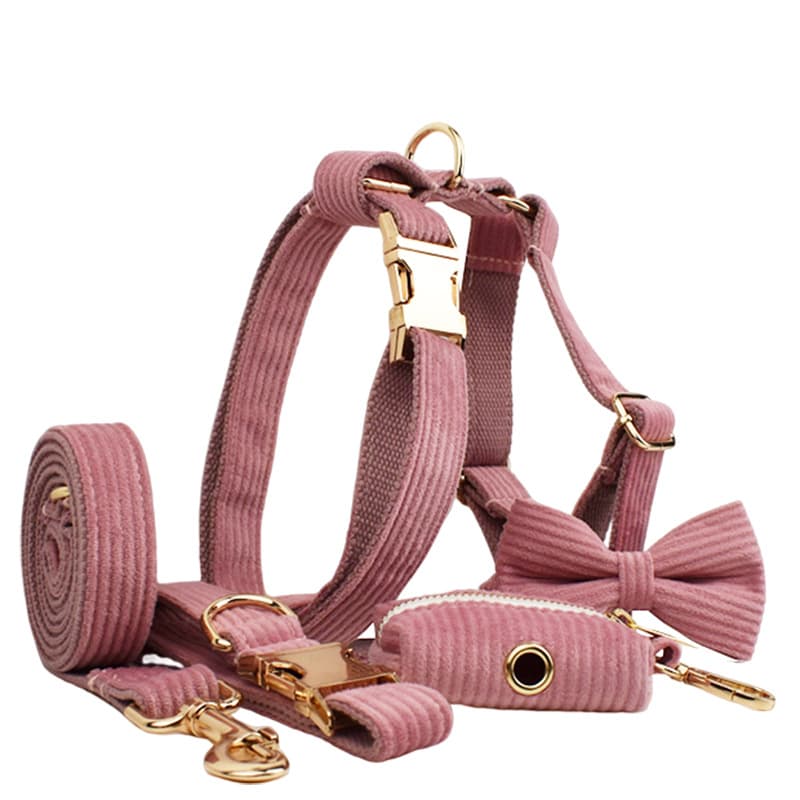 Corduroy Dog Collar Rope