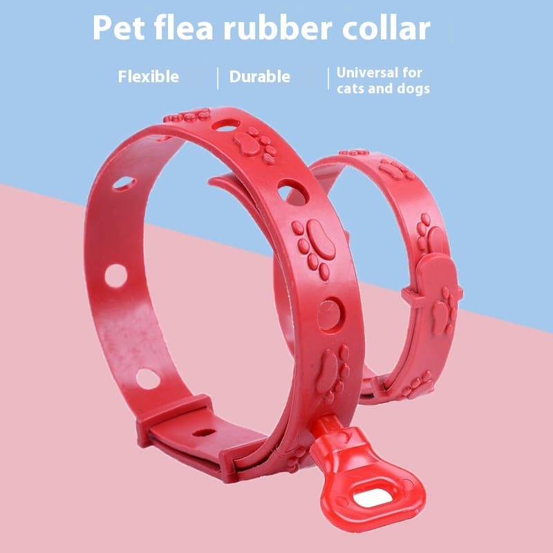 Dog Rubber Flea Collar Mosquito-Repellent
