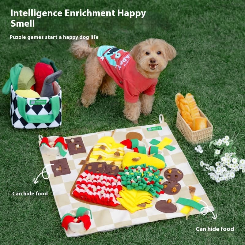 Dog Smell Pad Treat Dispensing Storage Toy