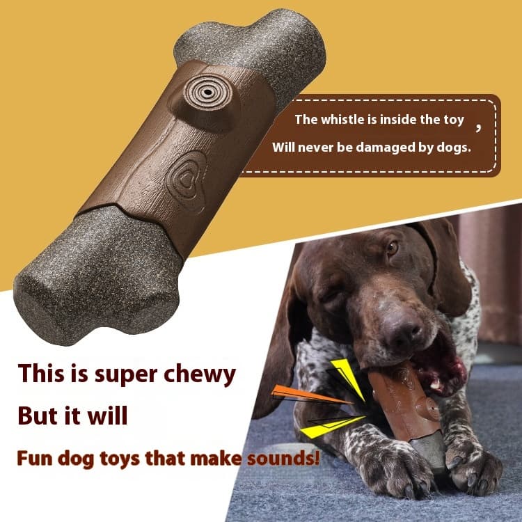 Dog Toy Bite-Resistant Squeaky Molar Rod Branches
