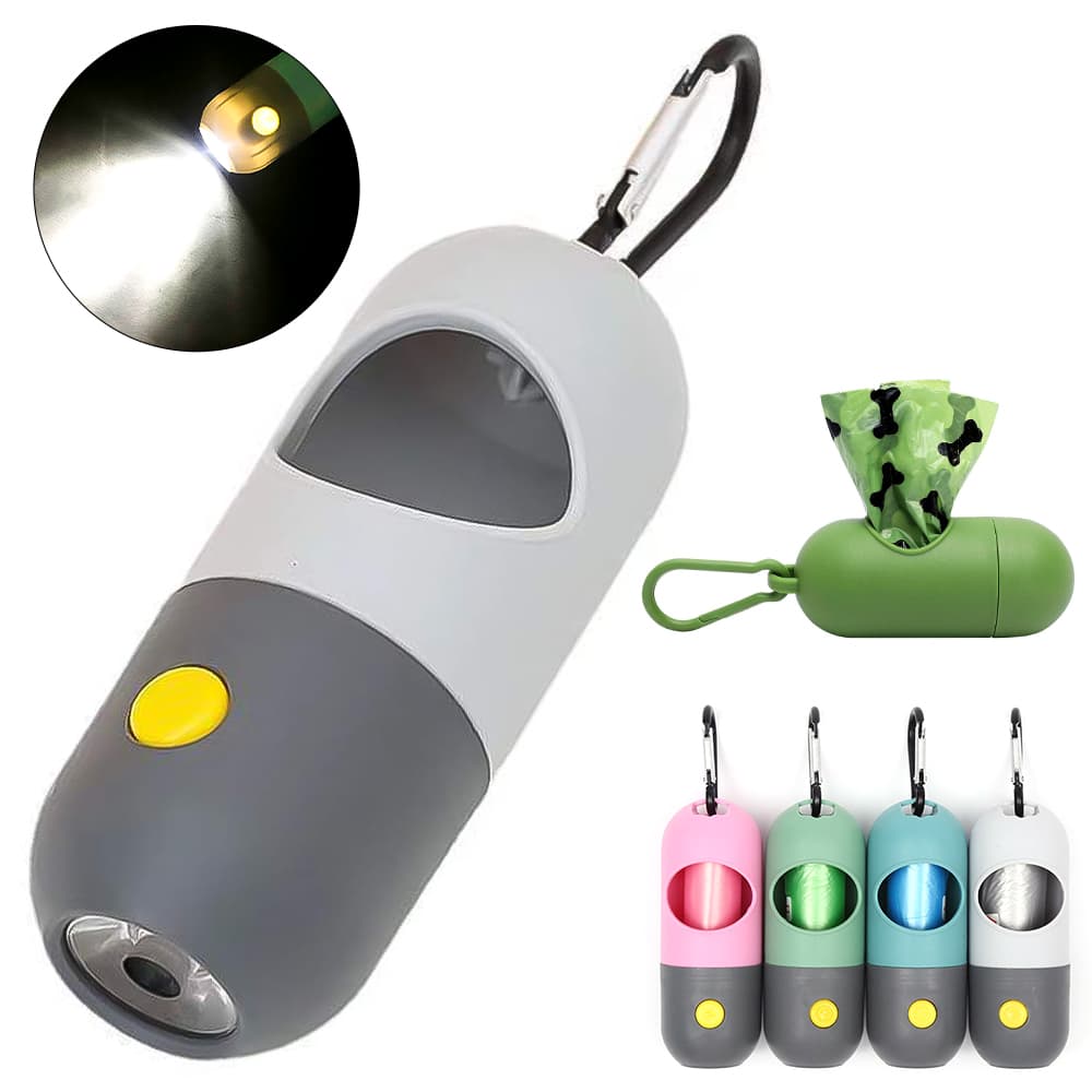 LED Light Waste Bag Dispenser