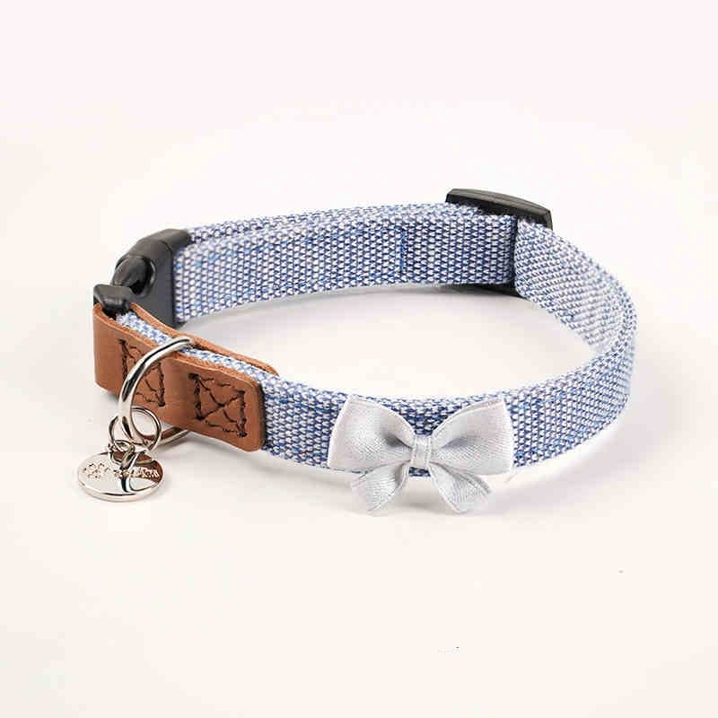 Dog Leash Bow Collar Tone