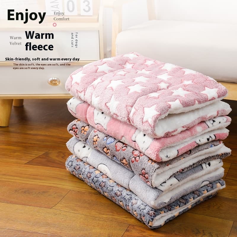 Winter Dog Floor Mat Dog Sleeping Bed